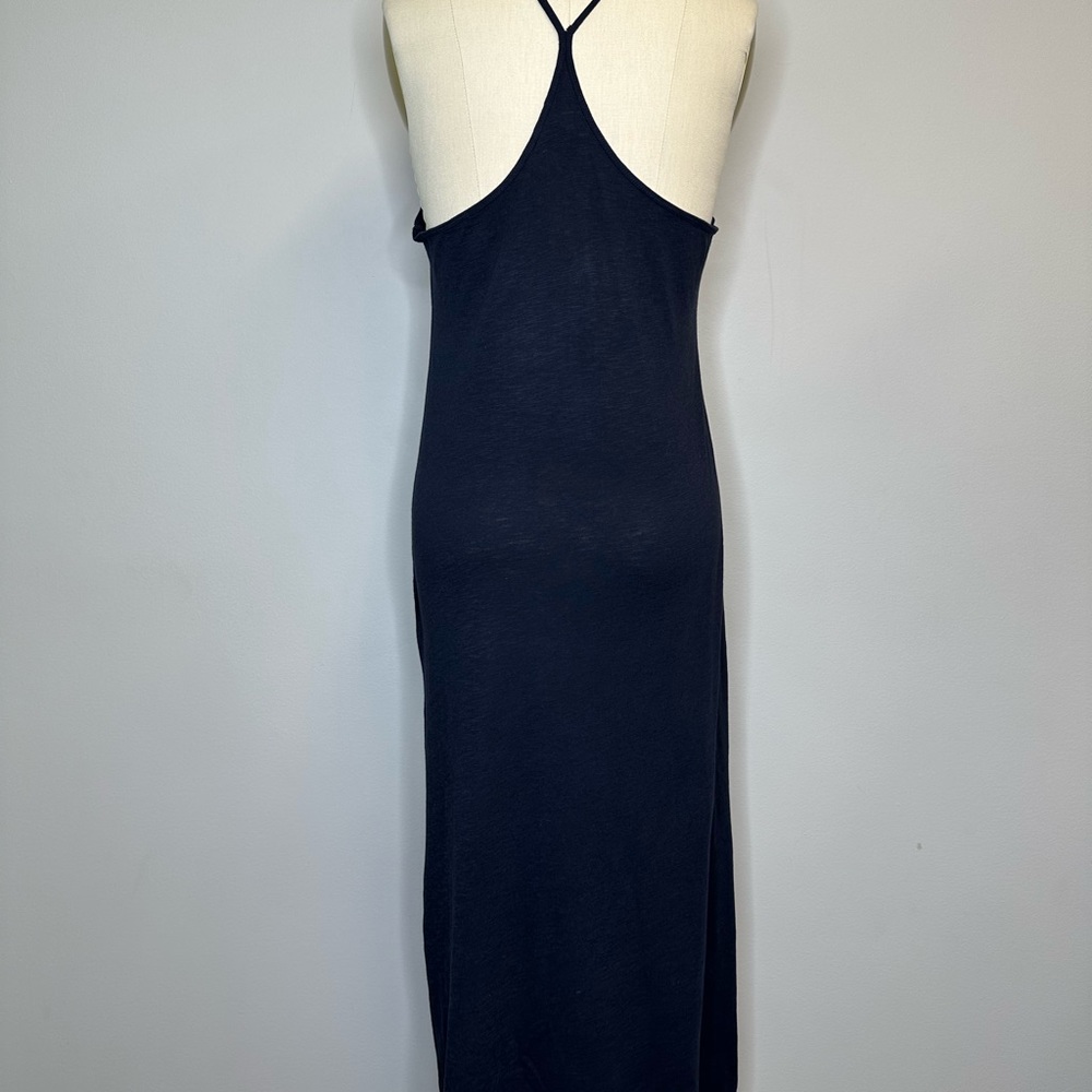 Navy Basic Racerback Maxi Dress - Picture 7 of 8